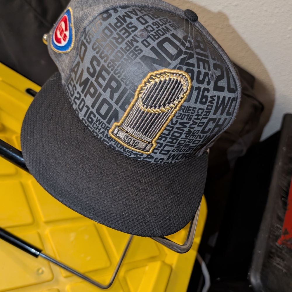 New Era Gray and Black World Series Champions Hat